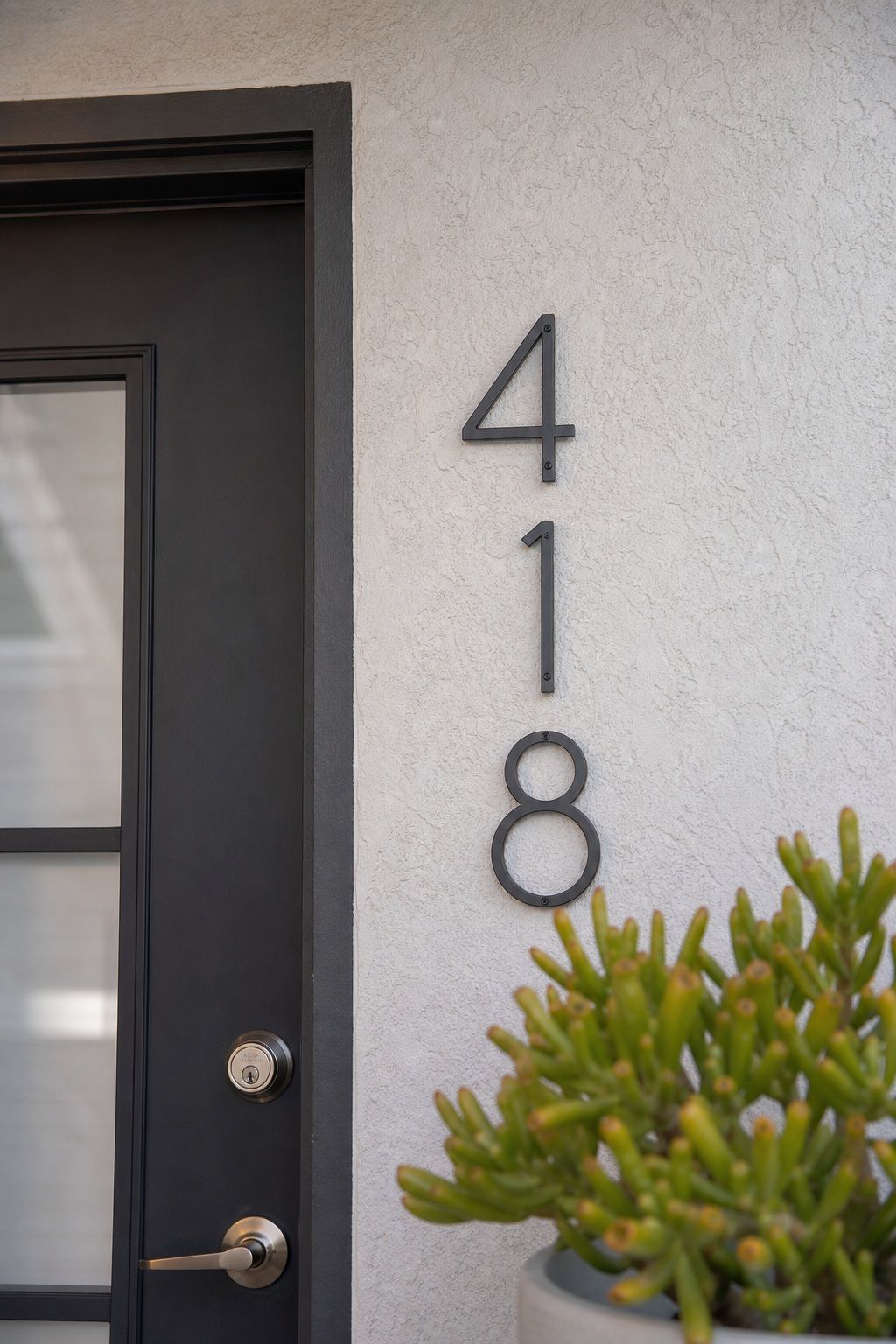 Upgrade the House Numbers small apartment idea for Top 16 Small Front Porch Ideas to Transform Your Entrance.