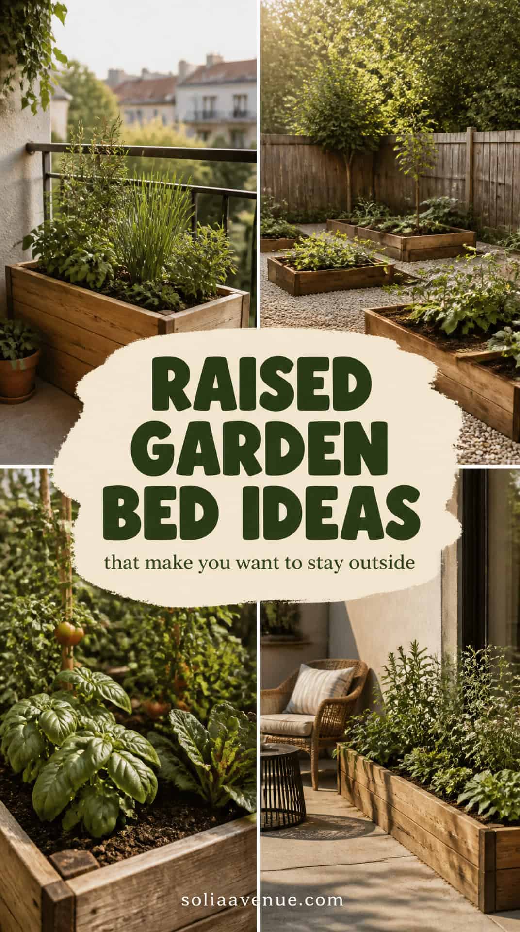 Raised garden bed ideas: balcony, backyard, and patio inspiration.