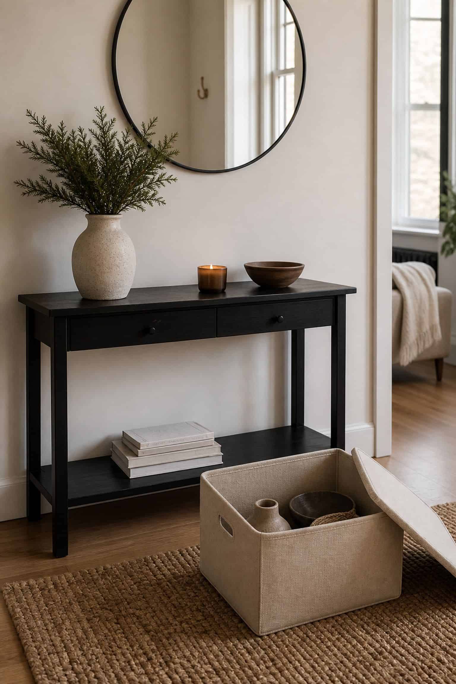 Edit Down to Less Than at Christmas small apartment idea for Top 19 After-Christmas Winter Decor Ideas for Small Apartments.