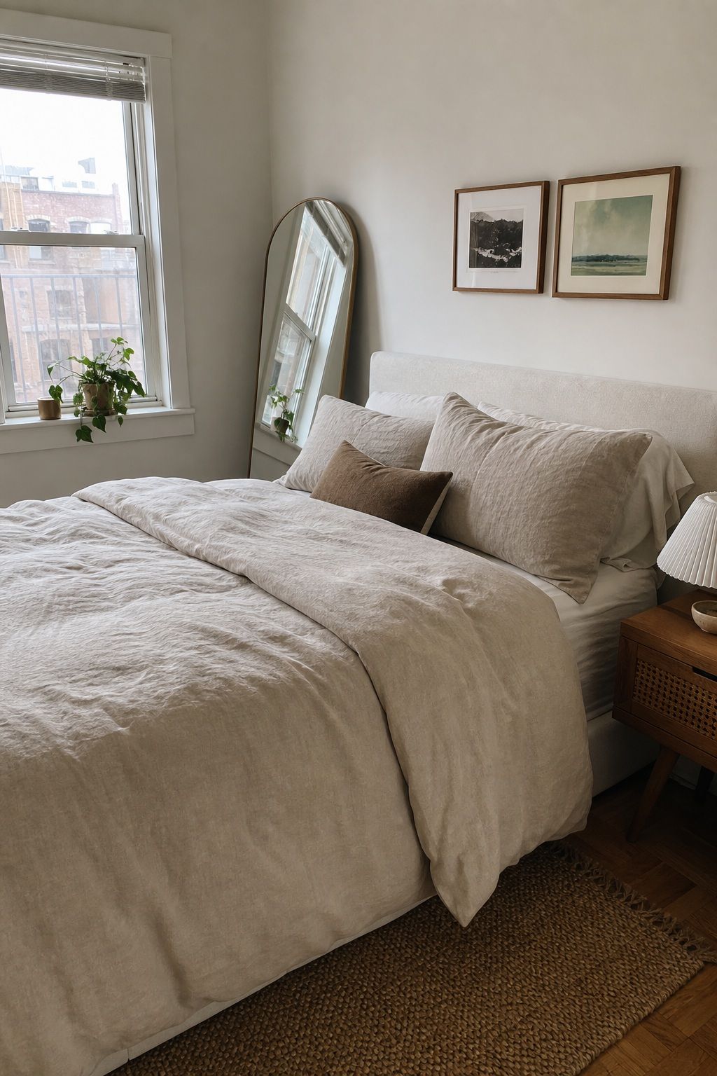 European Linen Duvet Cover Set Queen small apartment idea for 15 Bedroom Aesthetic Essentials From Amazon That Transform Your Space.