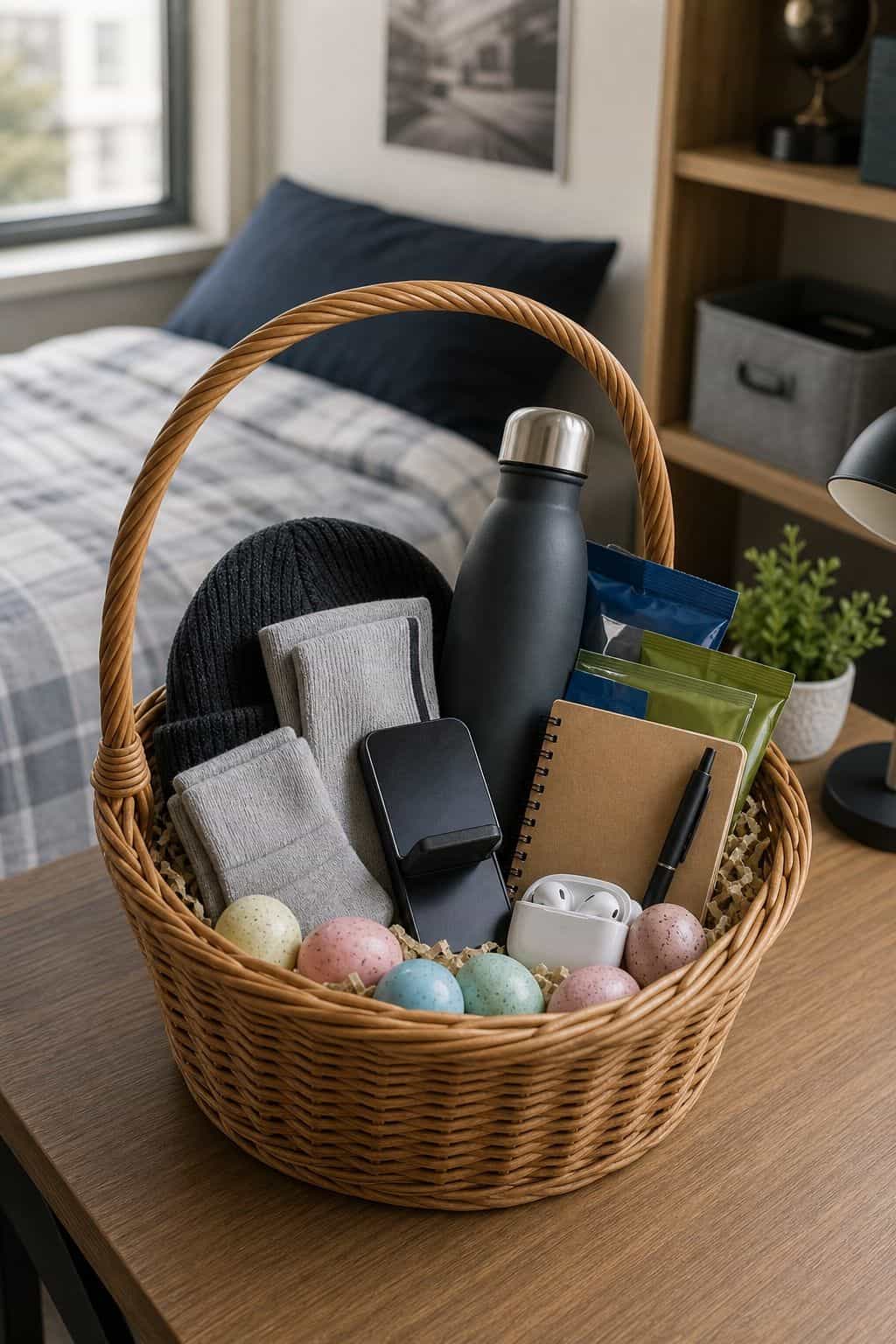 Build a Cool, Useful Basket for Teen Boys small apartment idea for Top 19 Easter Basket Ideas for Every Age and Style.
