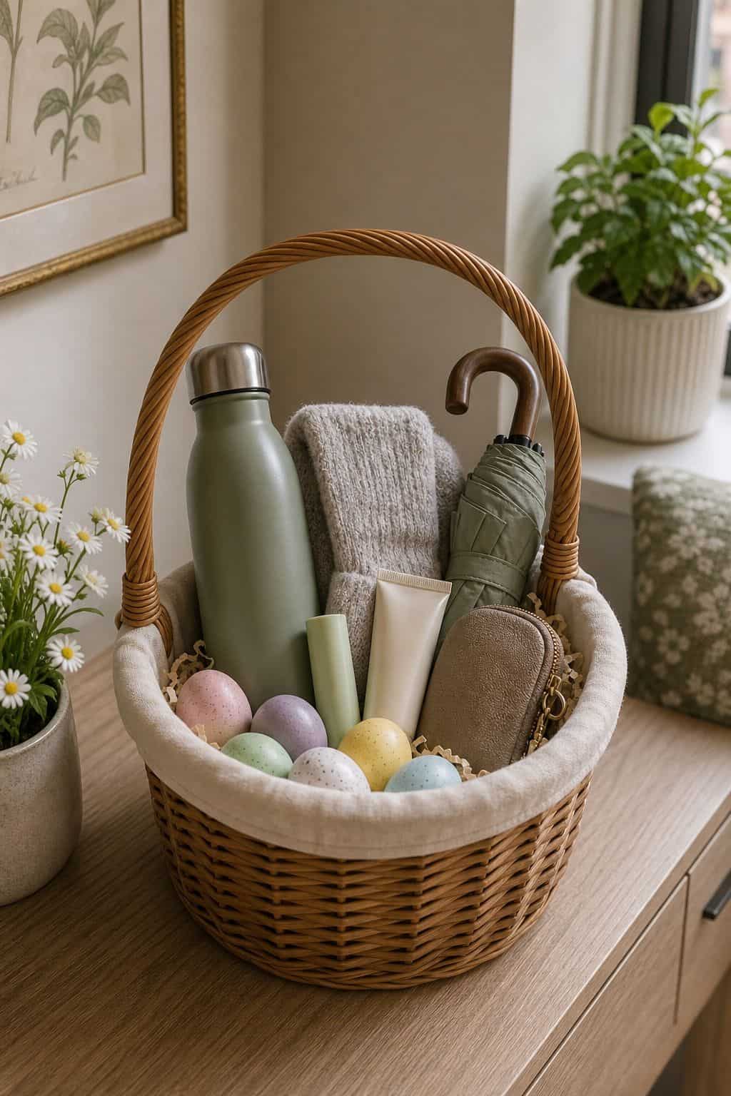 Add a Practical Everyday Item small apartment idea for Top 19 Easter Basket Ideas for Every Age and Style.