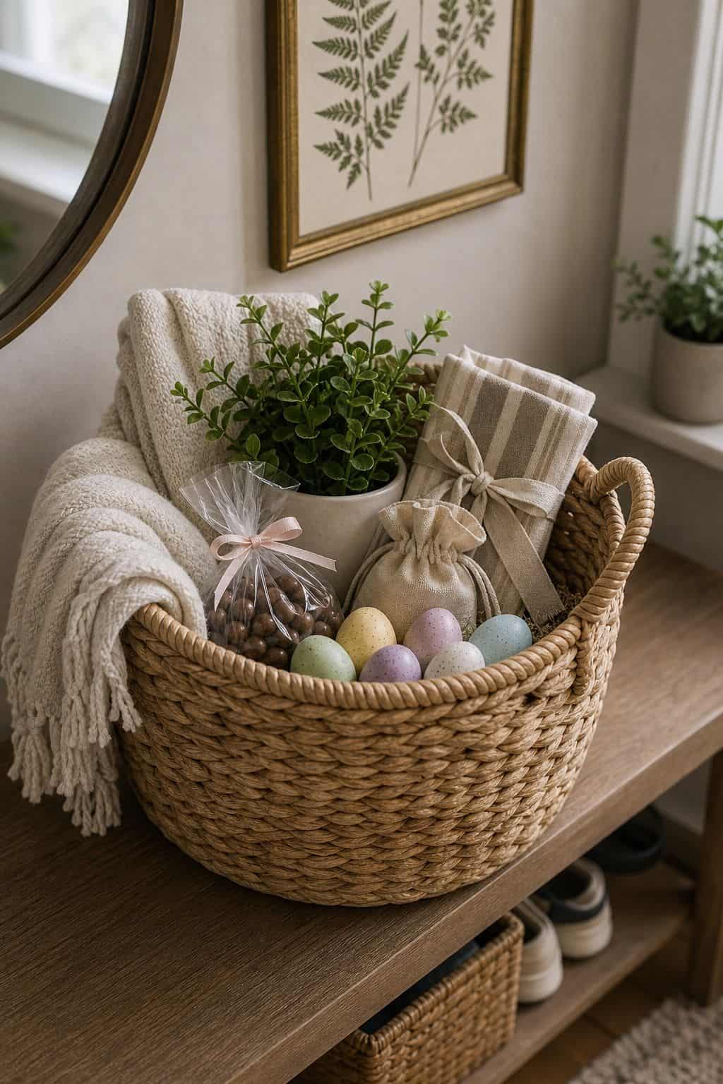 Make the Basket Itself a Lasting Gift small apartment idea for Top 19 Easter Basket Ideas for Every Age and Style.