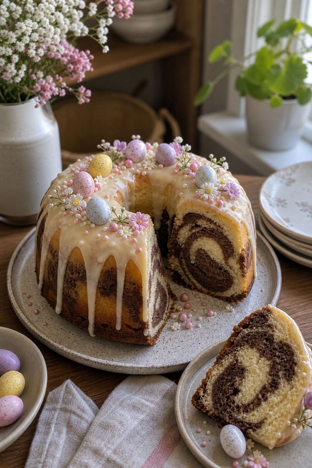 Marble Easter Cake small apartment idea for Top 18 Easter Cake Ideas for a Beautiful Dessert Table.