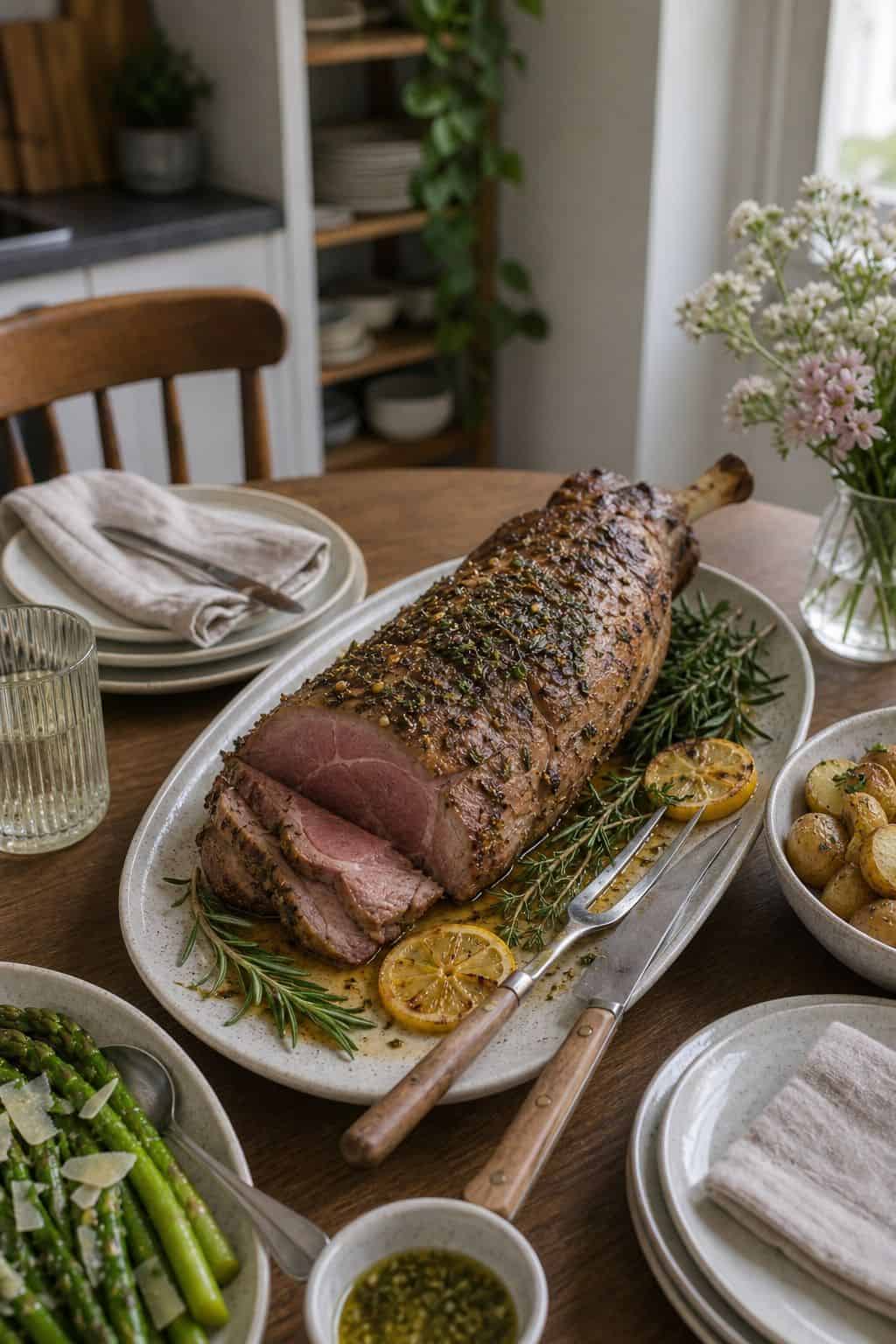 Roast Leg of Lamb small apartment idea for Top 19 Easter Dinner Ideas for Small Apartments.
