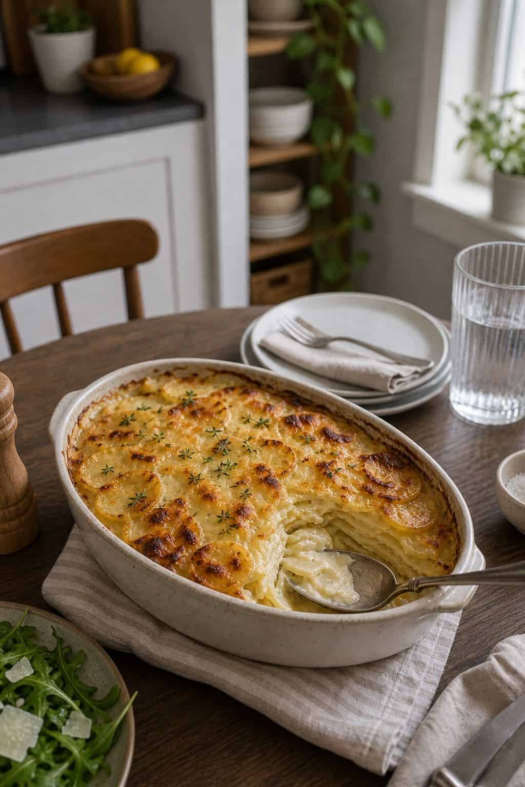 Scalloped Potatoes small apartment idea for Top 19 Easter Dinner Ideas for Small Apartments.