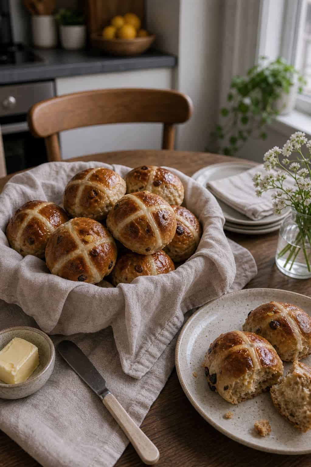 Hot Cross Buns small apartment idea for Top 19 Easter Dinner Ideas for Small Apartments.