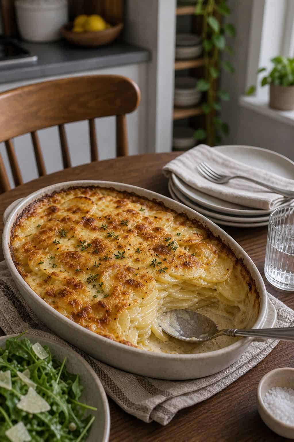 Potato Gratin small apartment idea for Top 19 Easter Dinner Ideas for Small Apartments.