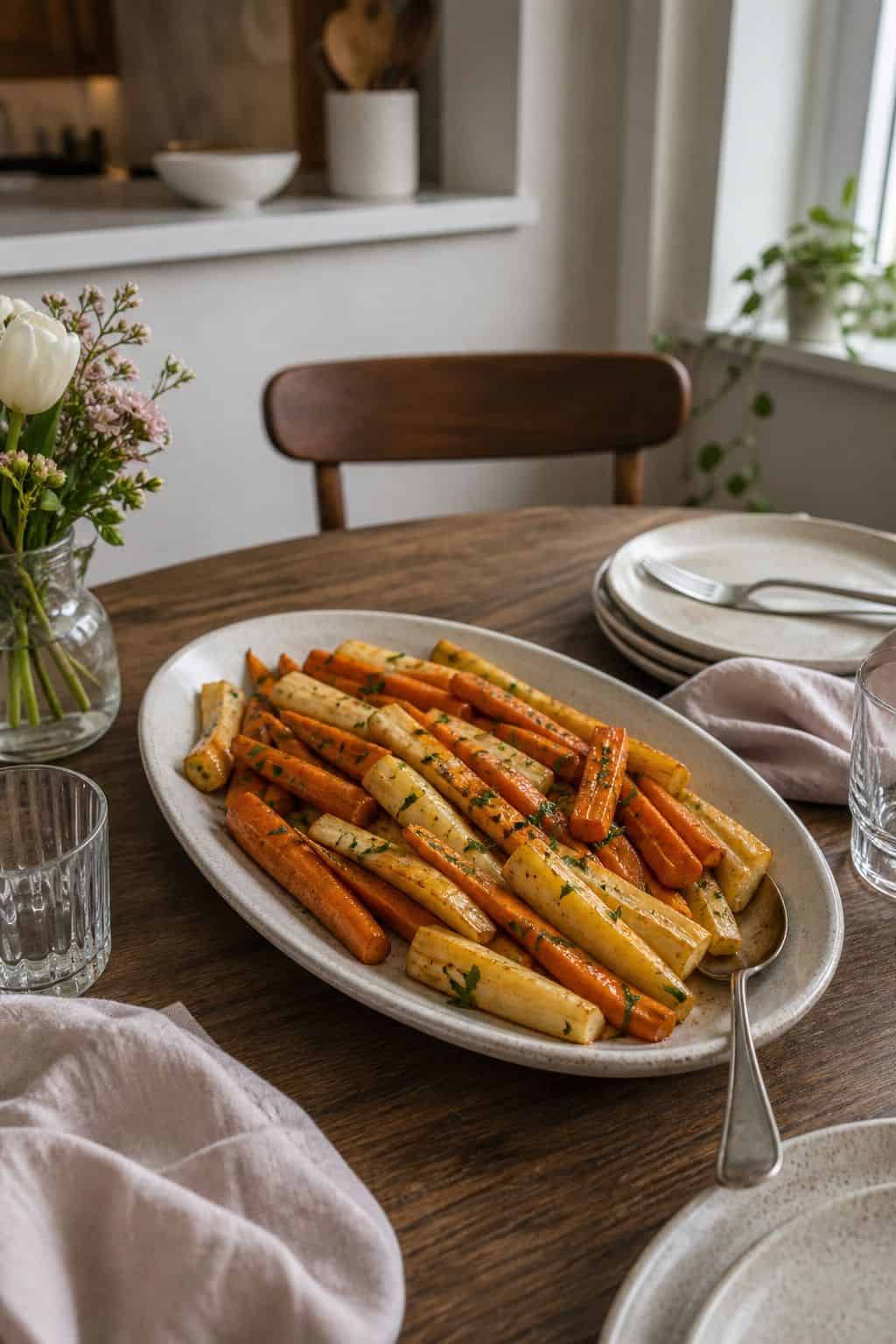Glazed Carrot and Parsnip Medley small apartment idea for Top 19 Easter Dinner Ideas for Small Apartments.