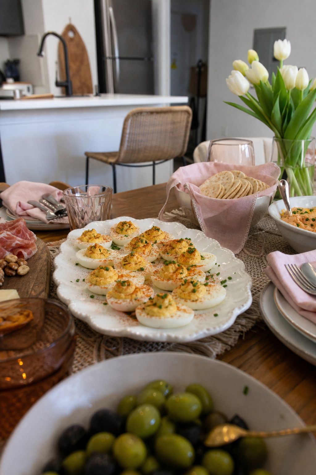 Deviled Eggs as the Signature Appetizer small apartment idea for Top 16 Easter Food Ideas for a Full Holiday Menu.