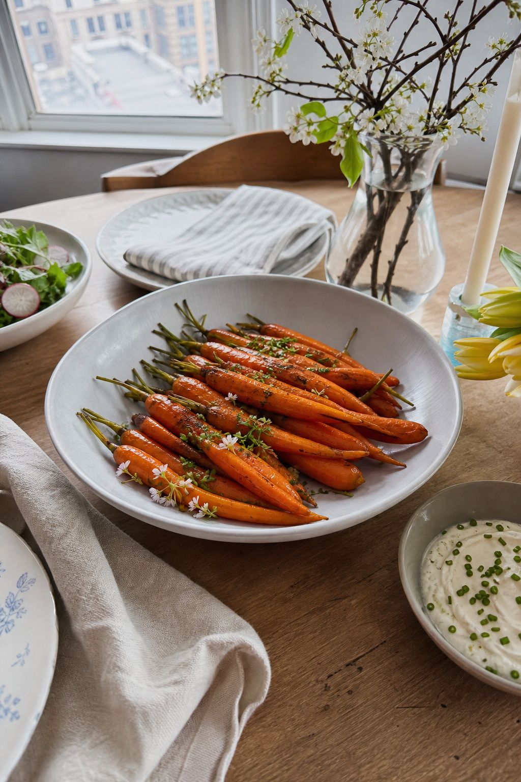 Glazed Spring Carrots as a Seasonal Side small apartment idea for Top 16 Easter Food Ideas for a Full Holiday Menu.