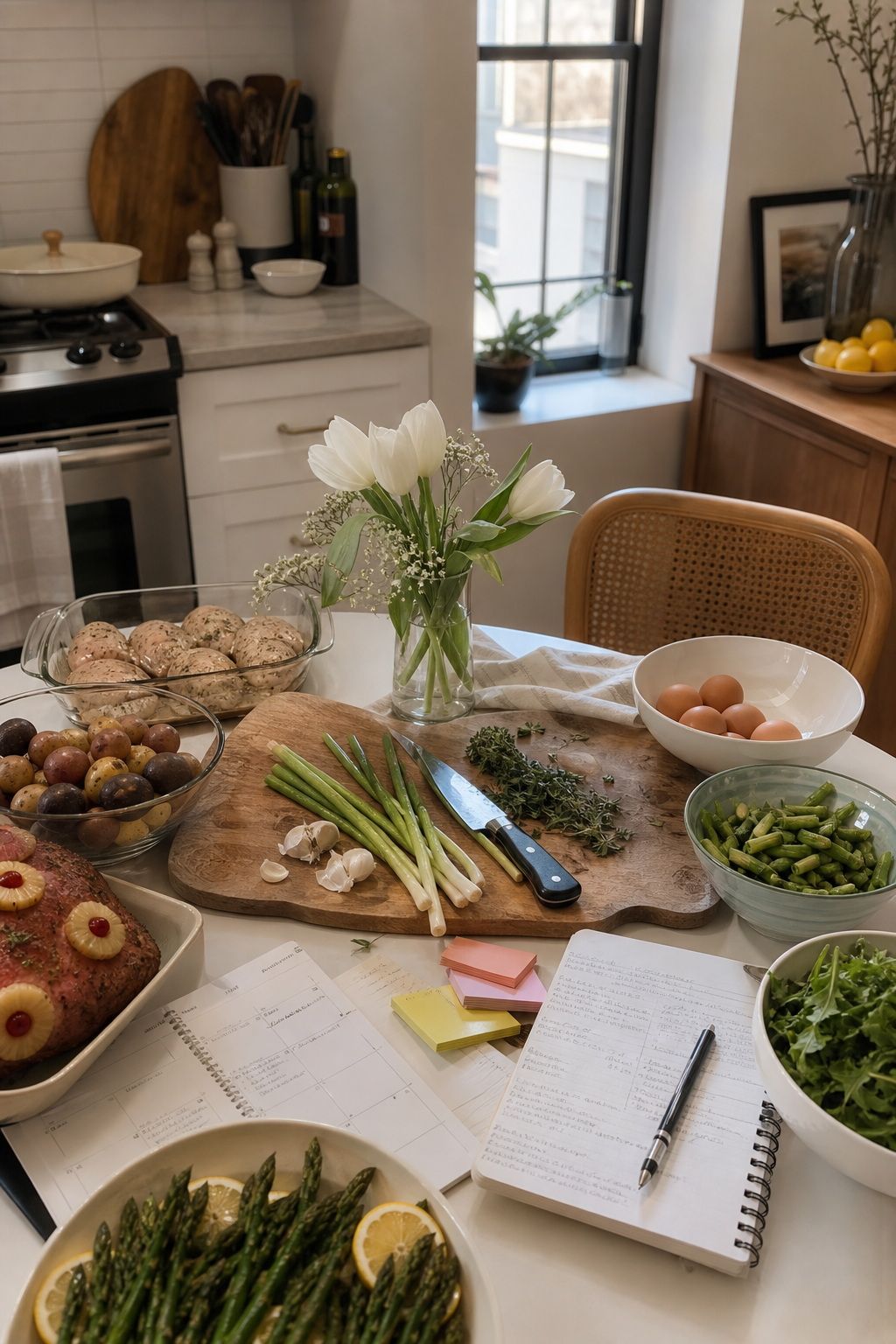 Plan and Prep the Menu Ahead of Time small apartment idea for Top 16 Easter Food Ideas for a Full Holiday Menu.