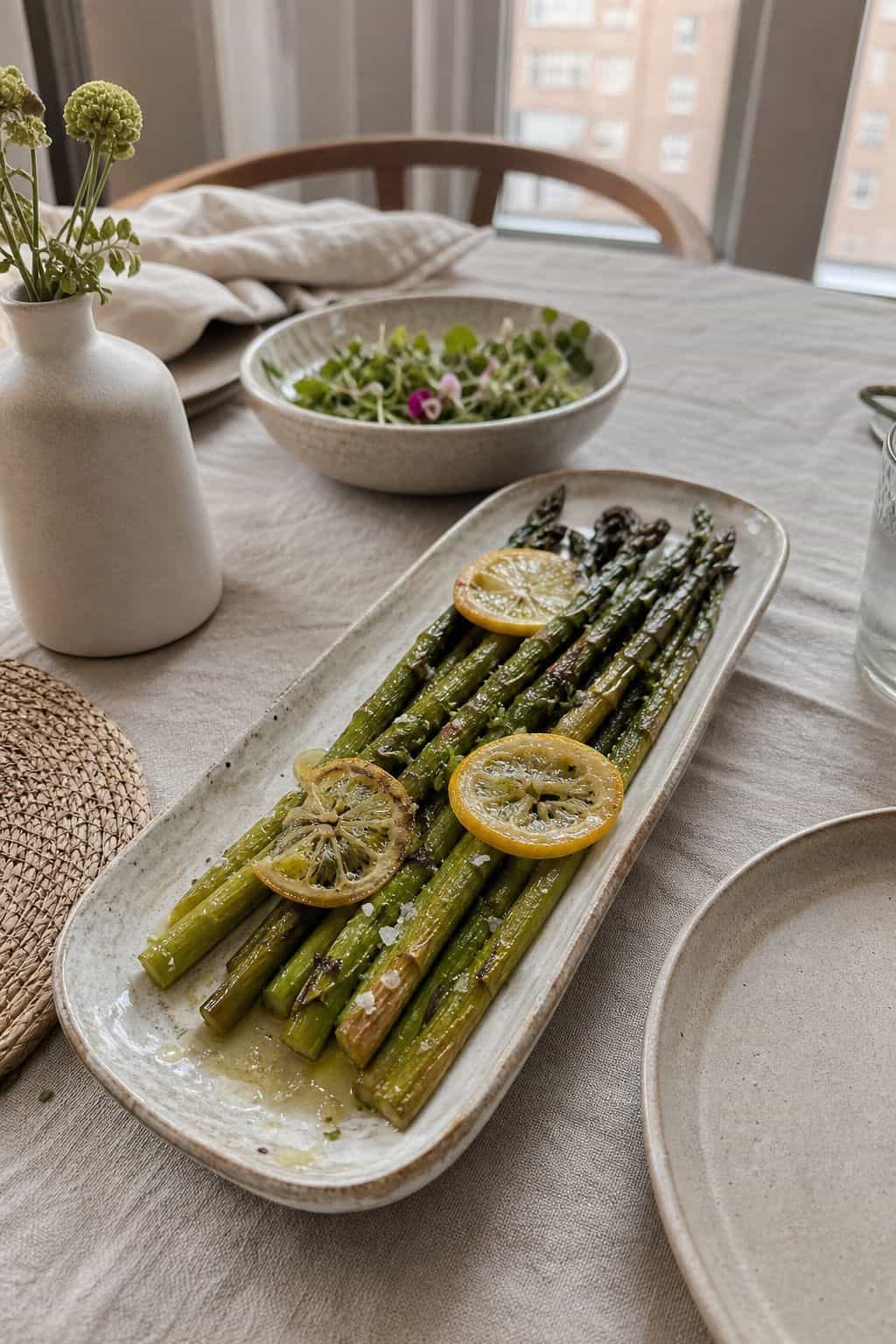 Roasted Asparagus With Lemon small apartment idea for Top 18 Easter Lunch Ideas for a Light and Beautiful Midday Spread.