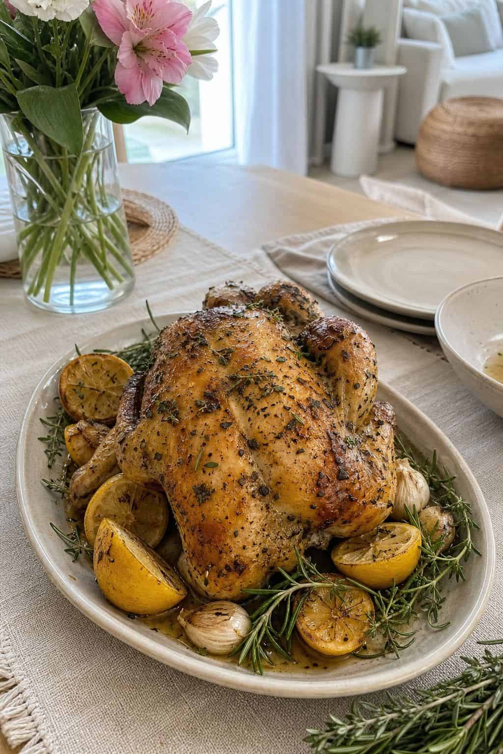 Lemon Herb Roasted Chicken small apartment idea for Top 18 Easter Lunch Ideas for a Light and Beautiful Midday Spread.