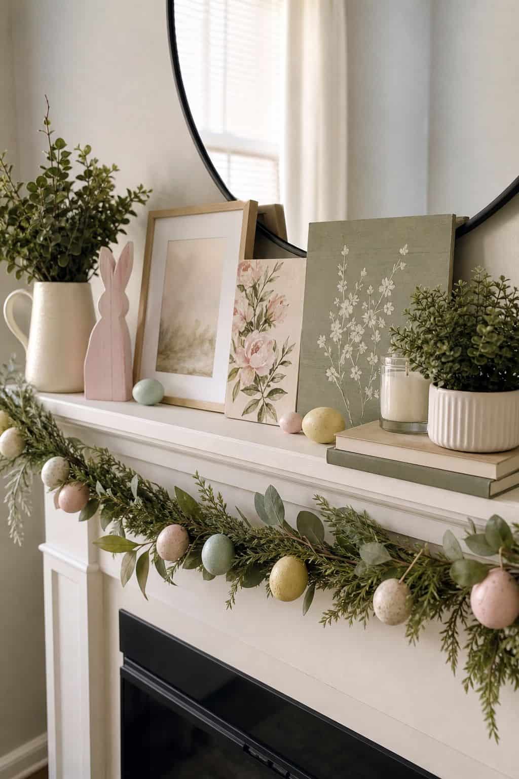 Add Decorative Signs small apartment idea for Top 16 Easter Mantel Decor Ideas for Small Spaces.
