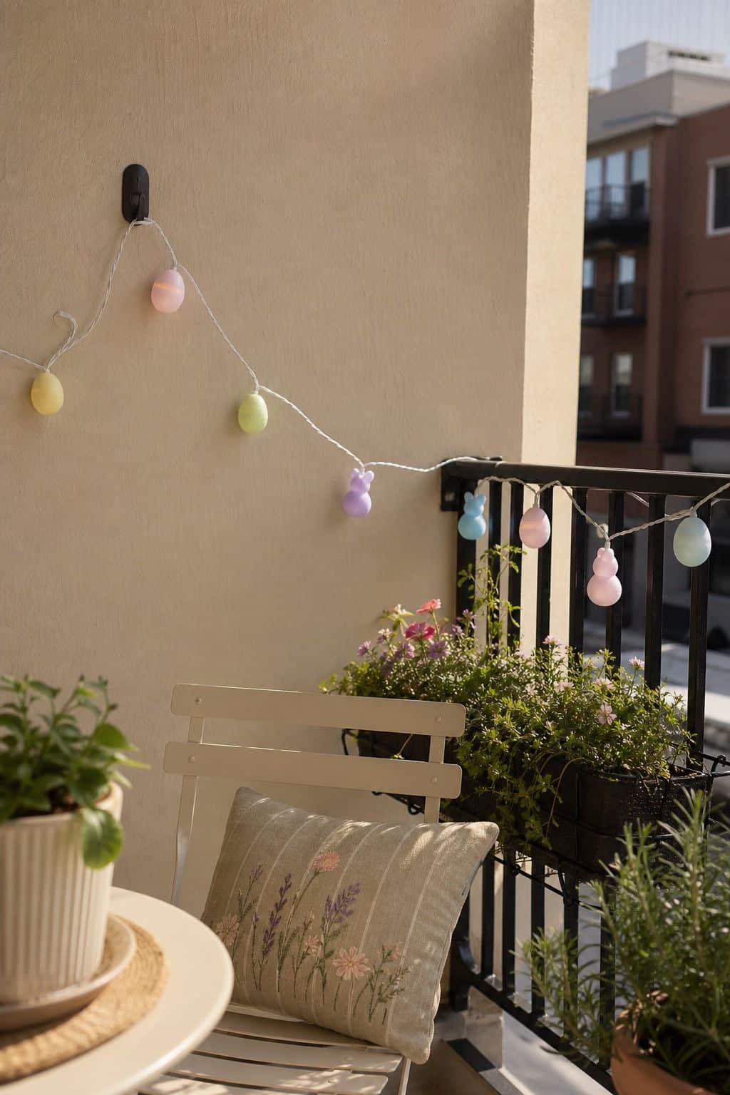 String Outdoor Easter Lights small apartment idea for Top 16 Easter Outdoor Decoration Ideas for Every Part of Your Home.