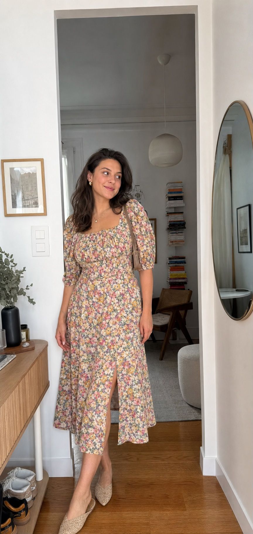 Floral Midi Dress small apartment idea for Top 18 Easter Outfit Ideas for Women to Wear This Spring.