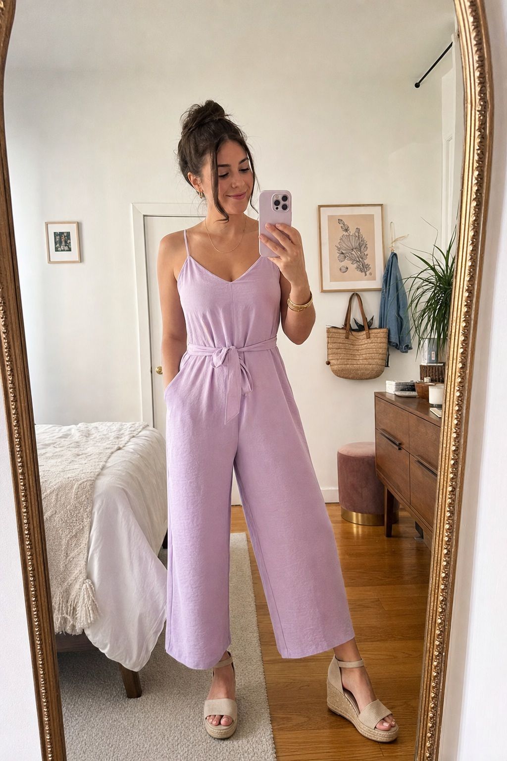 Pastel-Colored Jumpsuit small apartment idea for Top 18 Easter Outfit Ideas for Women to Wear This Spring.