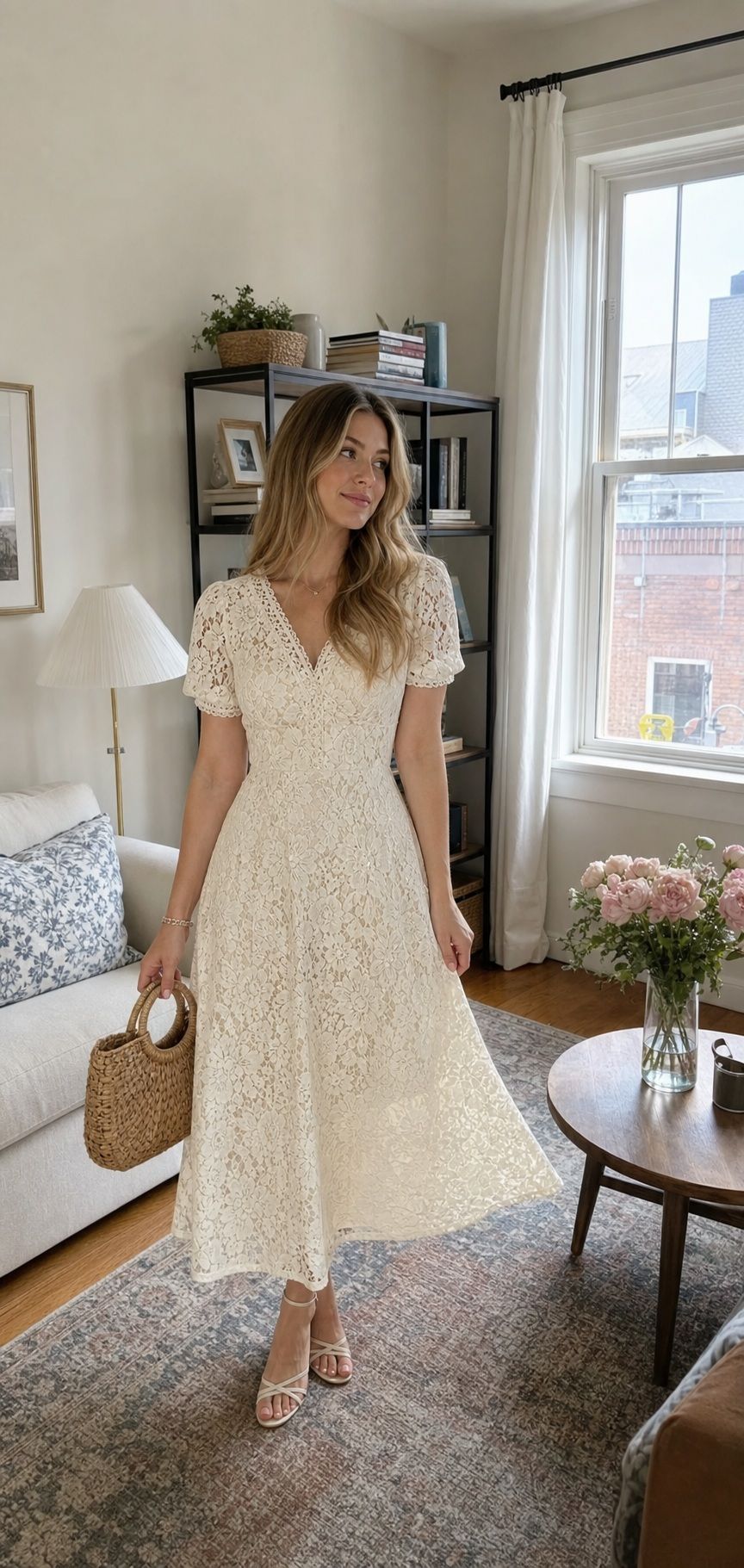 Lace A-Line Dress small apartment idea for Top 18 Easter Outfit Ideas for Women to Wear This Spring.