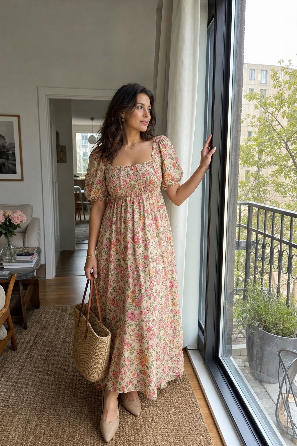 Floral Maxi Dress small apartment idea for Top 18 Easter Outfit Ideas for Women to Wear This Spring.
