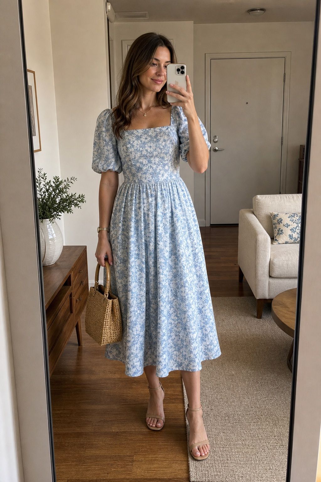 Tea-Length Dress small apartment idea for Top 18 Easter Outfit Ideas for Women to Wear This Spring.