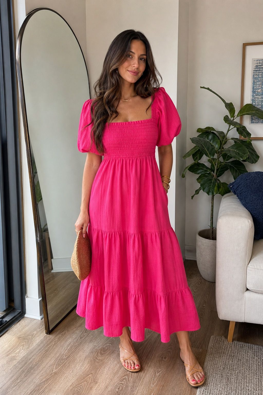 Bright Statement Dress small apartment idea for Top 18 Easter Outfit Ideas for Women to Wear This Spring.