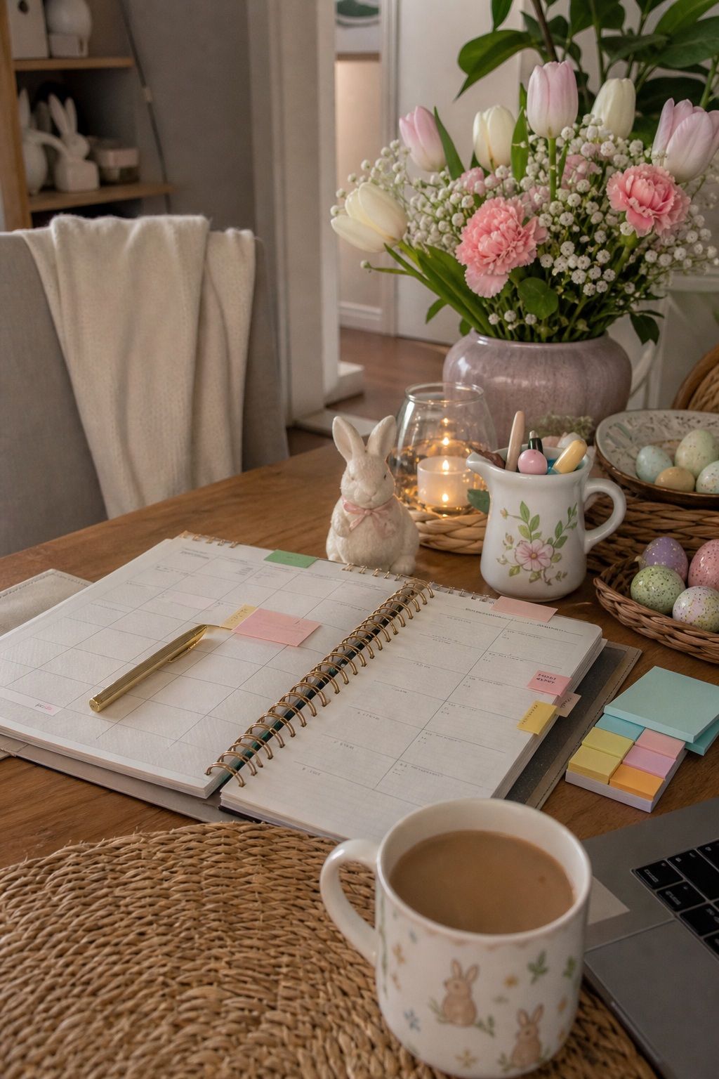Plan the Party Three to Four Weeks Ahead small apartment idea for Top 18 Easter Party Ideas for a Memorable Spring Gathering.