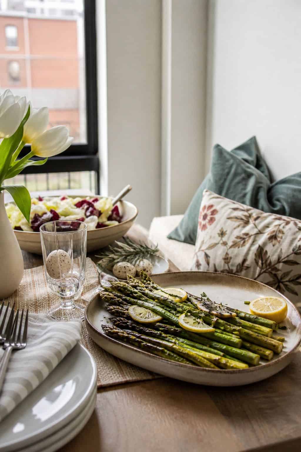 Roasted Asparagus small apartment idea for Top 19 Easter Side Dishes to Complete Your Holiday Table for Small Apartments.