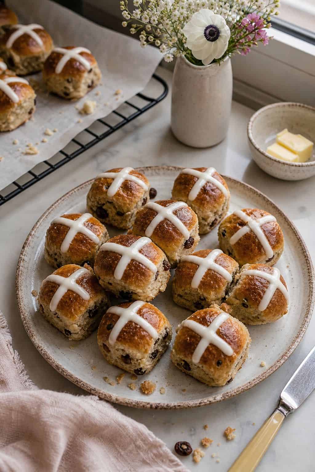 Hot Cross Bun Bites small apartment idea for Top 19 Easter Snacks and Appetizers for an Easy Spring Spread.