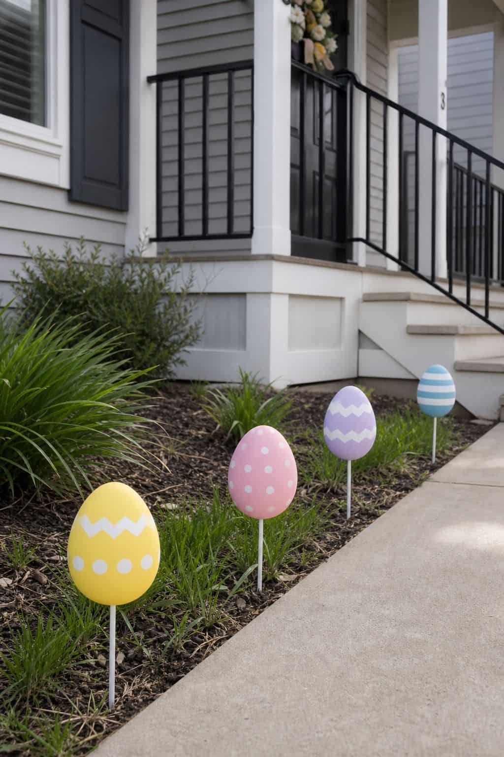 Add Easter Yard Stakes small apartment idea for Top 19 Easter Yard Decoration Ideas for a Charming Outdoor Display.