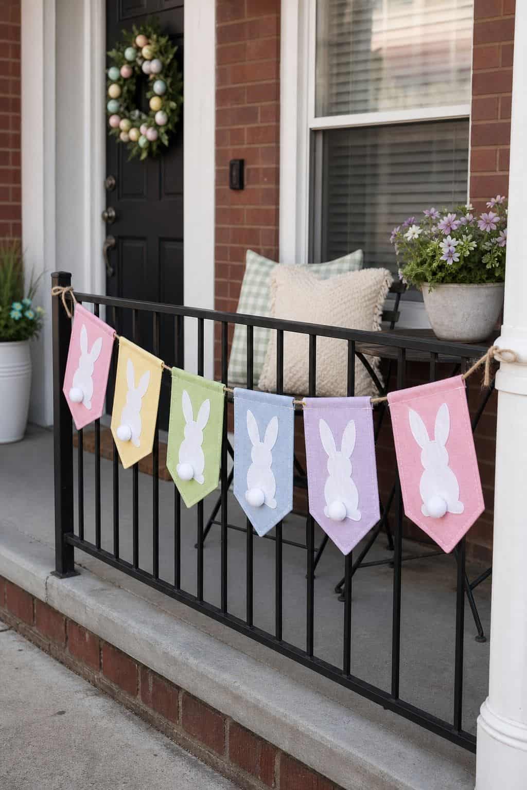 Hang Easter Outdoor Banners small apartment idea for Top 19 Easter Yard Decoration Ideas for a Charming Outdoor Display.