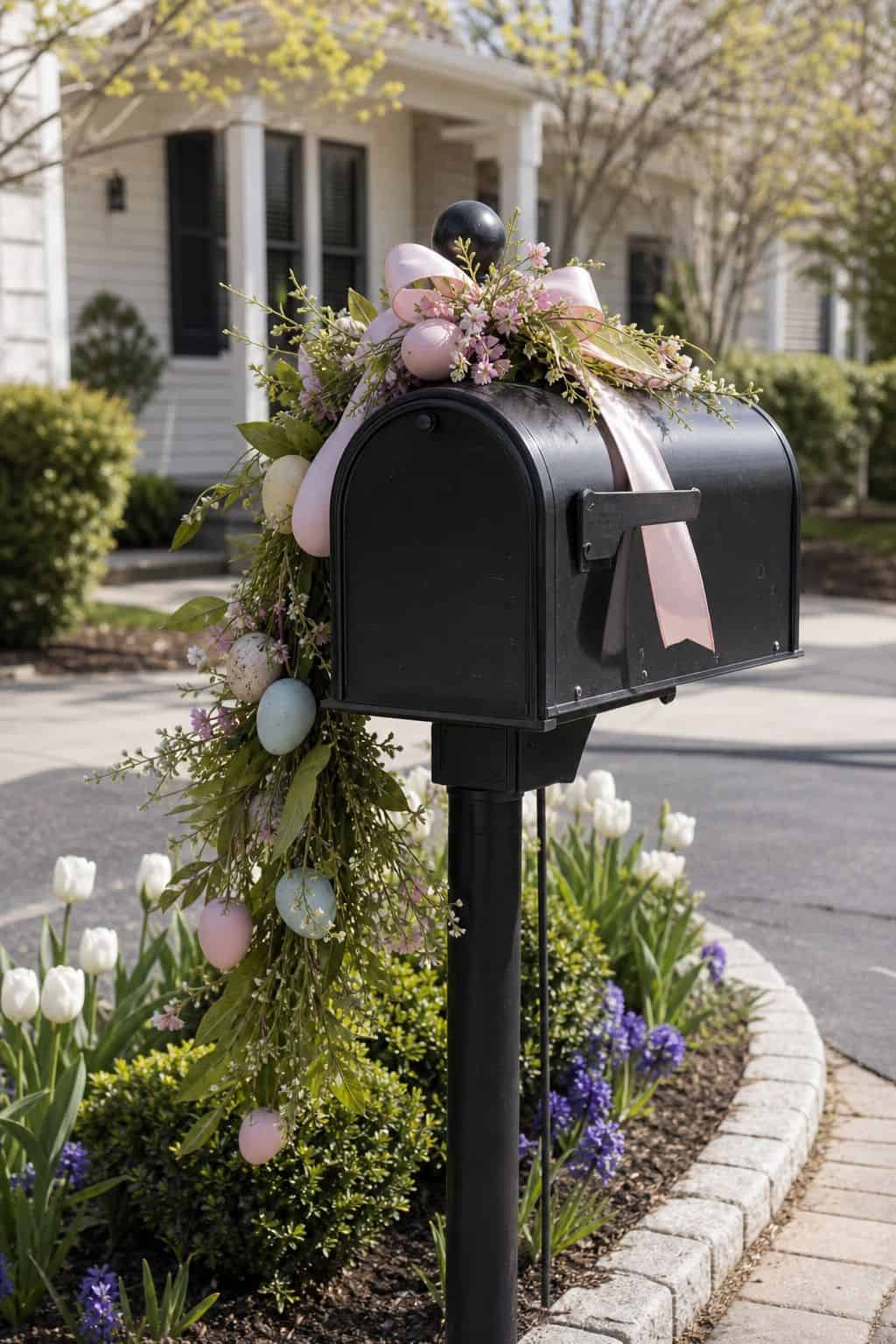 Add a Decorative Easter Mailbox small apartment idea for Top 19 Easter Yard Decoration Ideas for a Charming Outdoor Display.