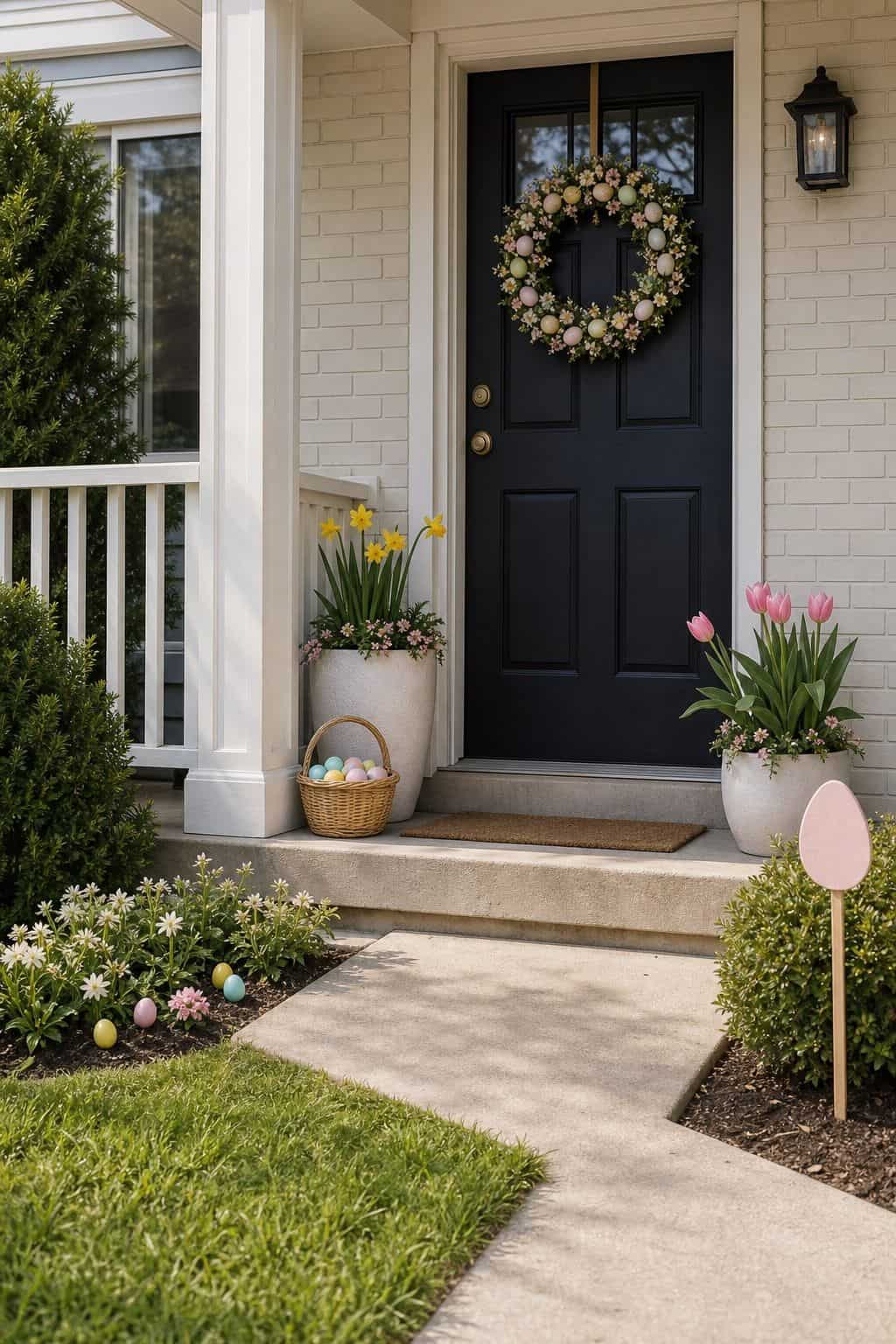 Keep the Display Focused and Balanced small apartment idea for Top 19 Easter Yard Decoration Ideas for a Charming Outdoor Display.