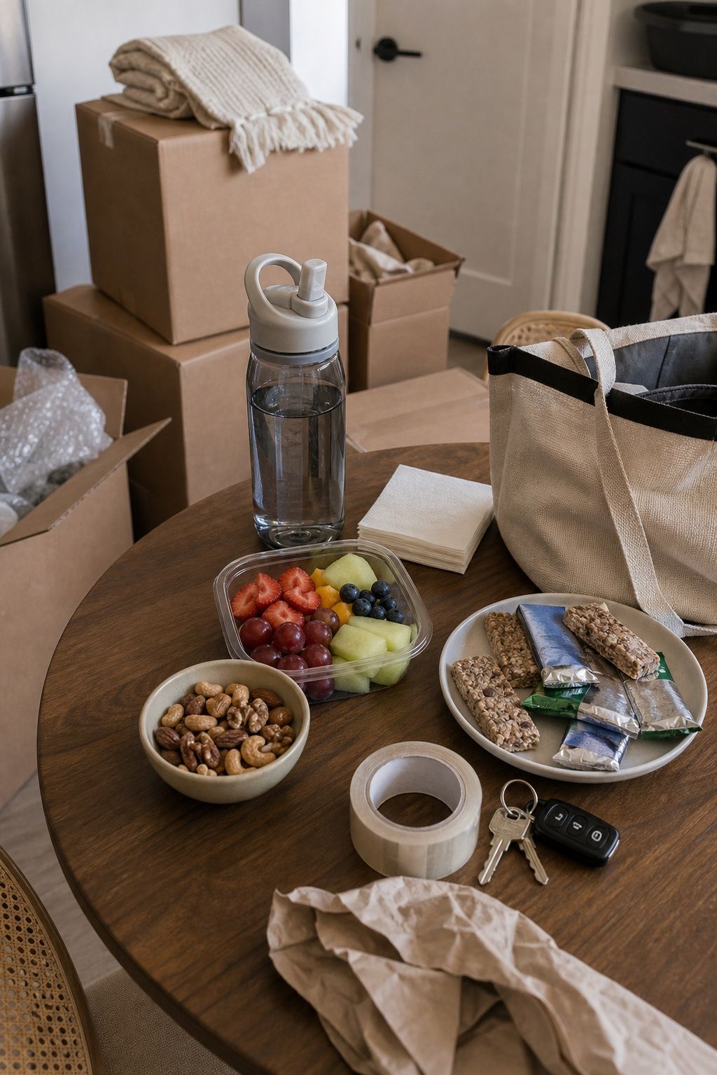Snacks small apartment idea for Top 17 Best Tips for Moving Out for a Stress-Free Transition.