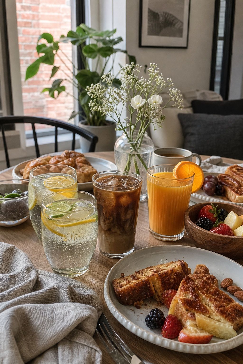 The No-Mimosa Breakfast Choice small apartment idea for Top 17 Breakfast Hosting Ideas for Easy Make-Ahead Mornings.