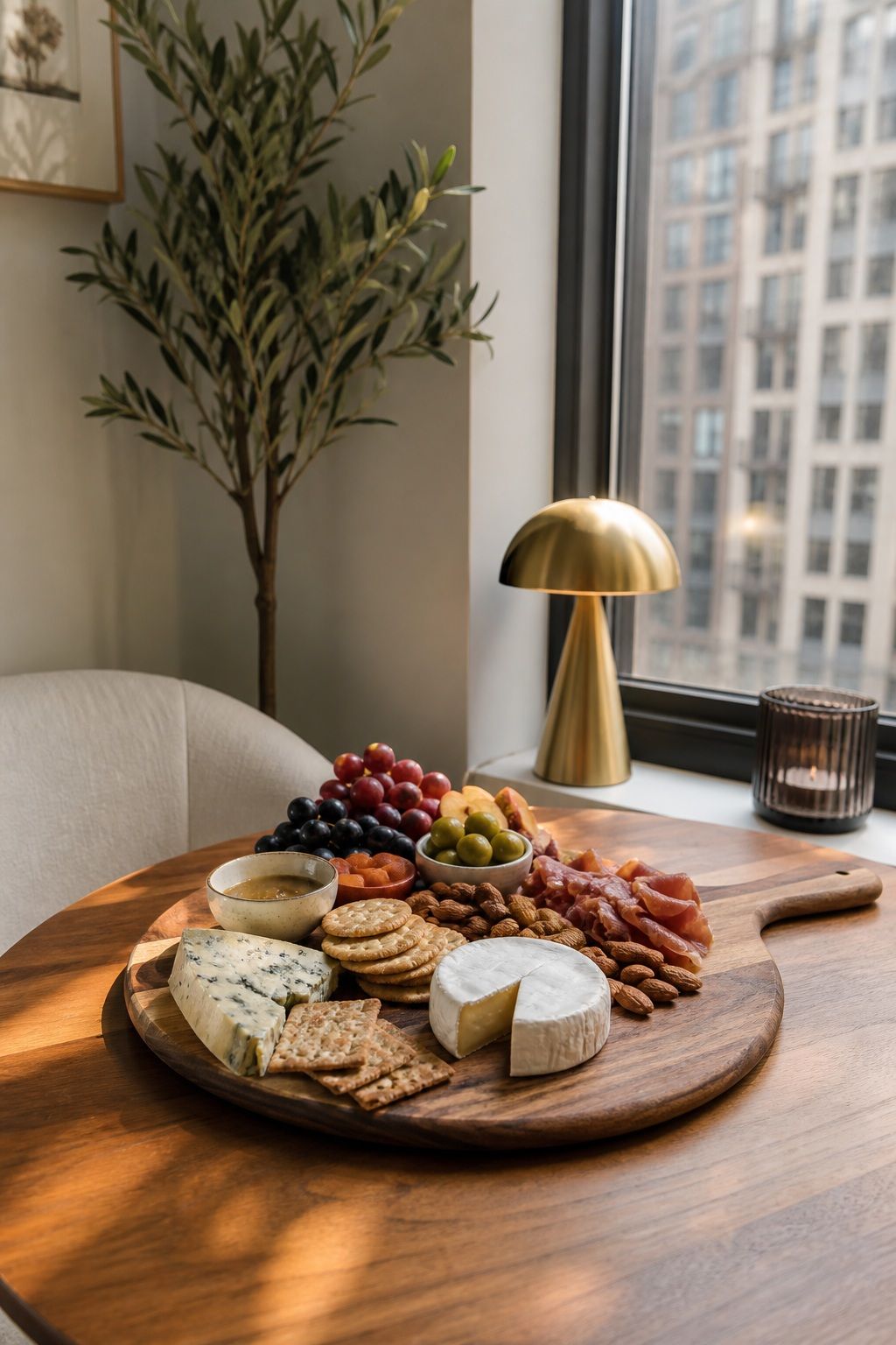 Large Acacia Wood Board with Handle small apartment idea for 15 Charcuterie Board Essentials From Amazon for the Perfect Spread.