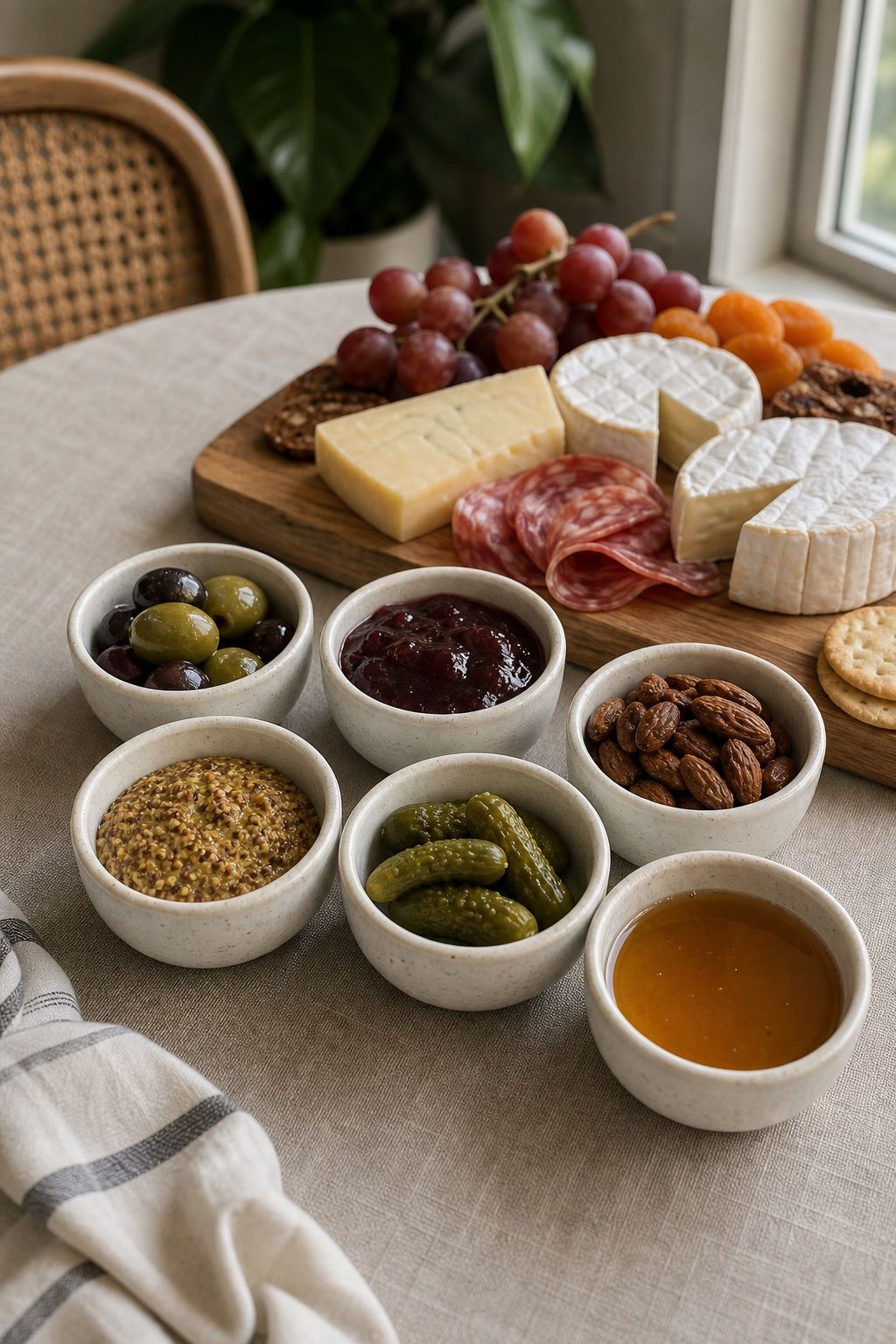 Mini Ceramic Condiment Bowls Set of 6 small apartment idea for 15 Charcuterie Board Essentials From Amazon for the Perfect Spread.