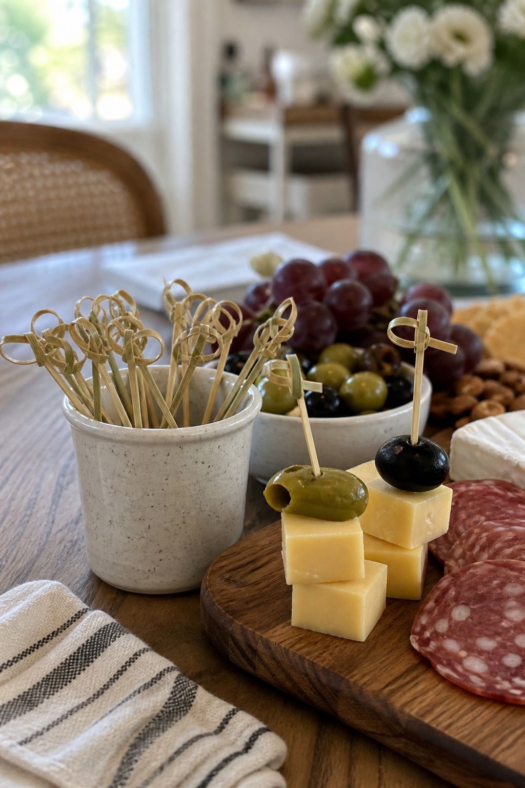 Knotted Bamboo Cocktail Picks small apartment idea for 15 Charcuterie Board Essentials From Amazon for the Perfect Spread.