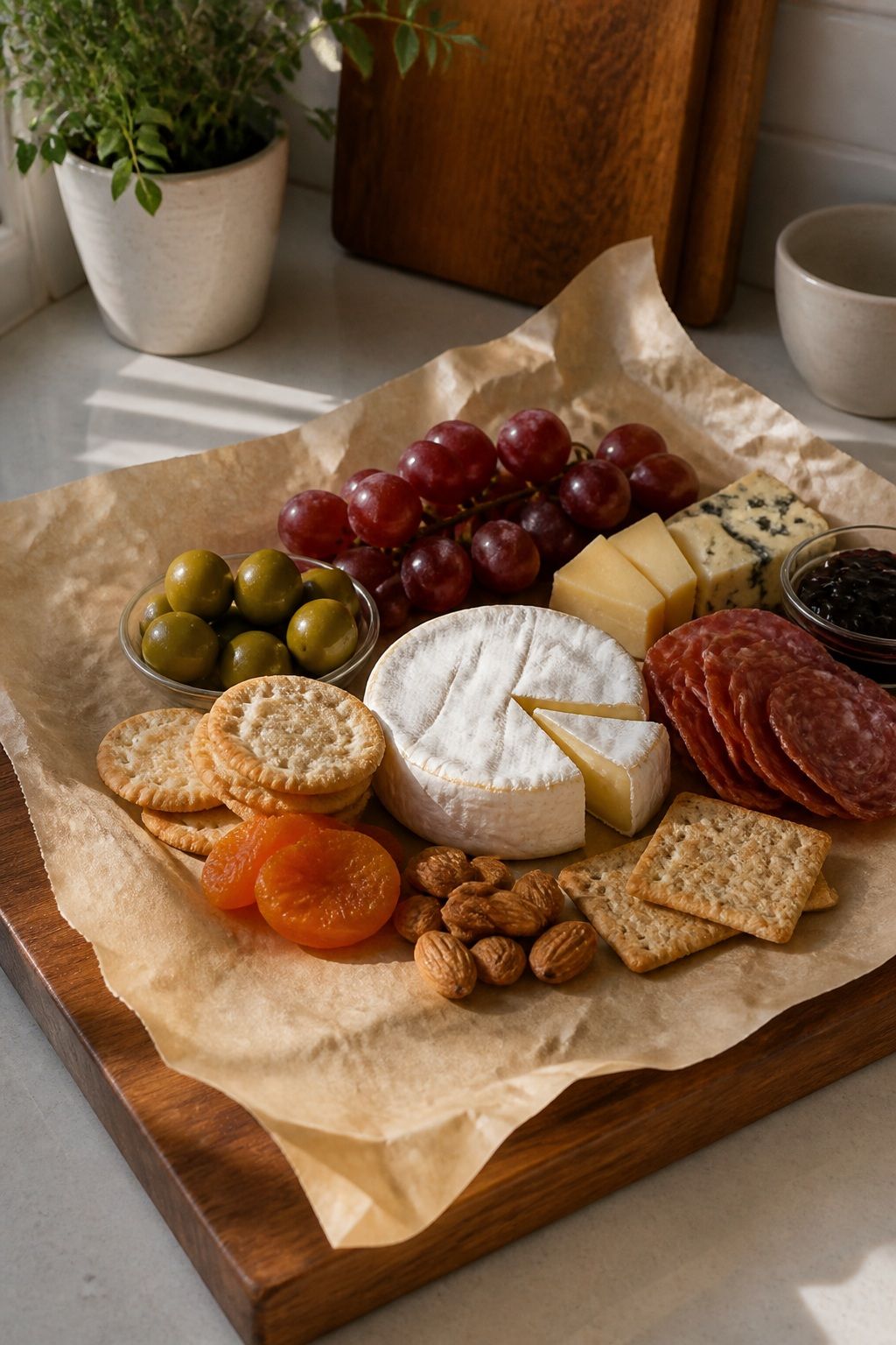 Unbleached Parchment Paper Sheets small apartment idea for 15 Charcuterie Board Essentials From Amazon for the Perfect Spread.