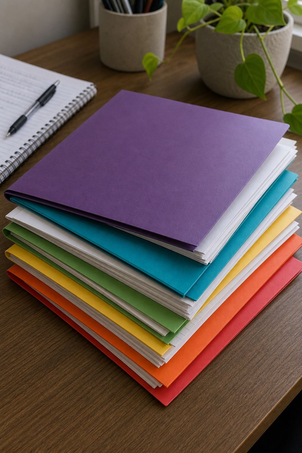 Folders Color-Coded small apartment idea for Top 18 College Back-to-School Supplies Every Student Needs.