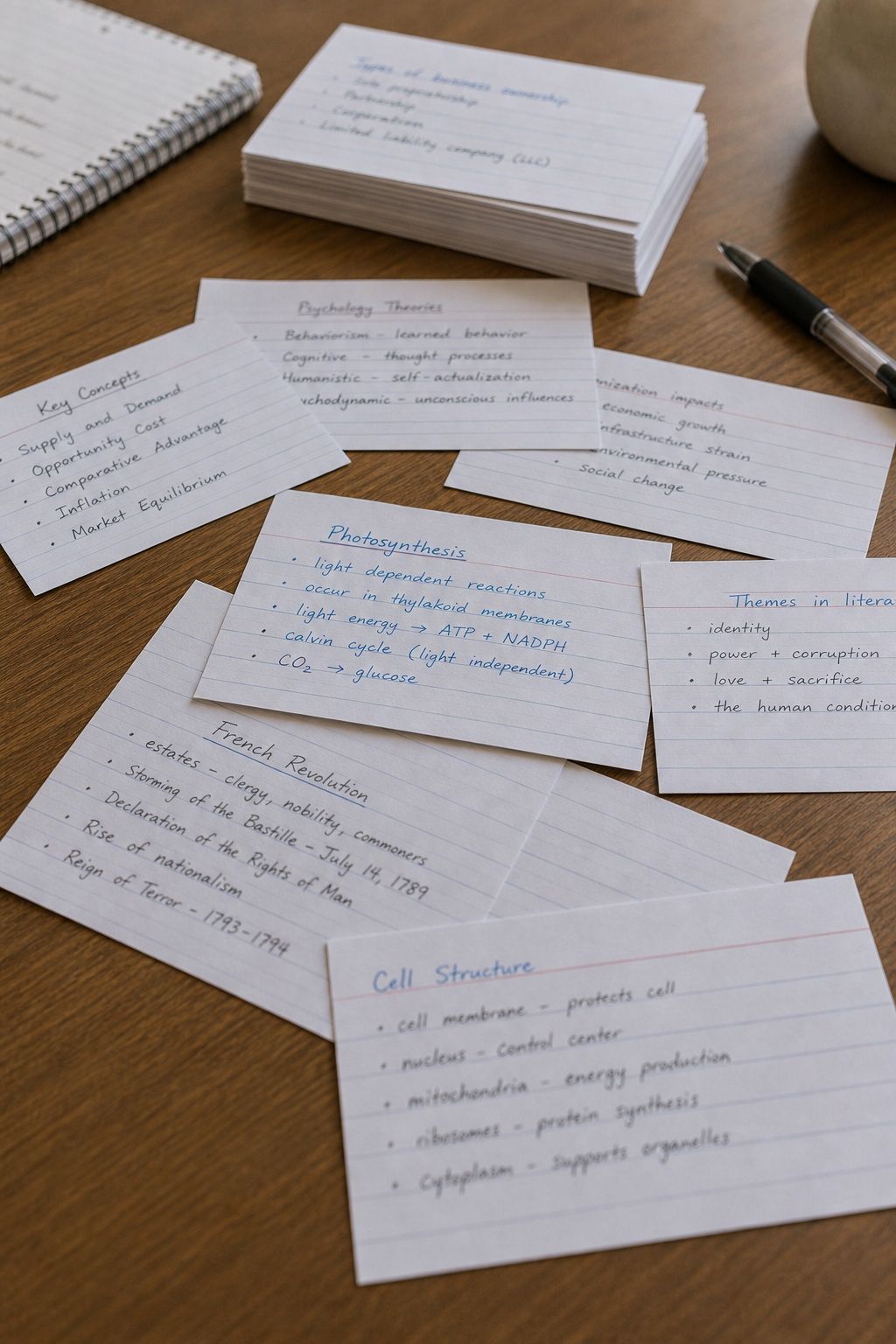 Index Cards small apartment idea for Top 18 College Back-to-School Supplies Every Student Needs.