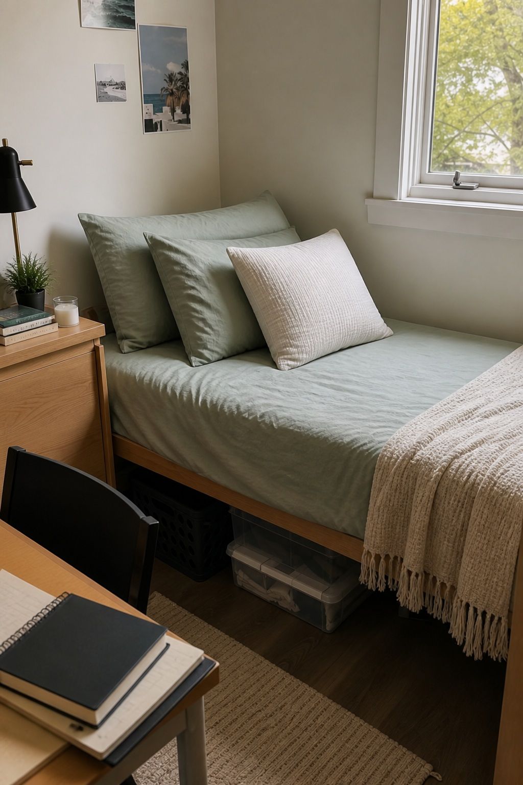 Pillow Set small apartment idea for The Complete College Dorm Checklist of 18 Essentials Freshmen Forget.