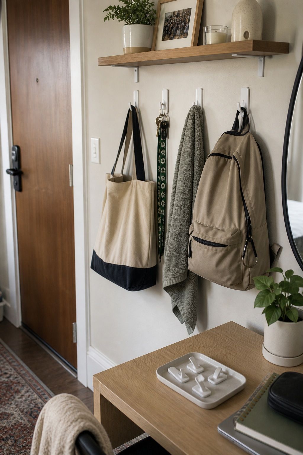 Command Hooks Set small apartment idea for The Complete College Dorm Checklist of 18 Essentials Freshmen Forget.