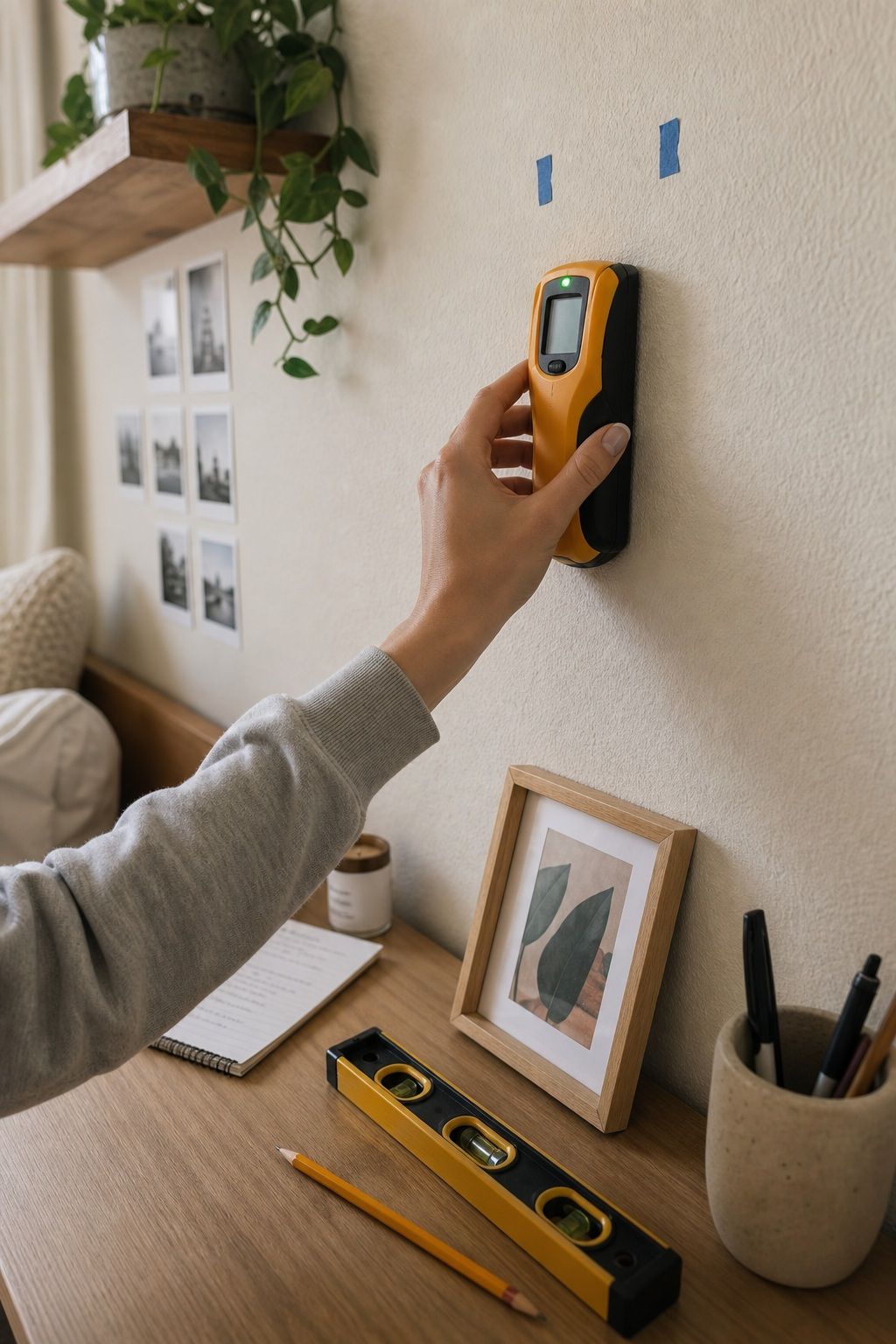 Stud Finder small apartment idea for The Complete College Dorm Checklist of 18 Essentials Freshmen Forget.