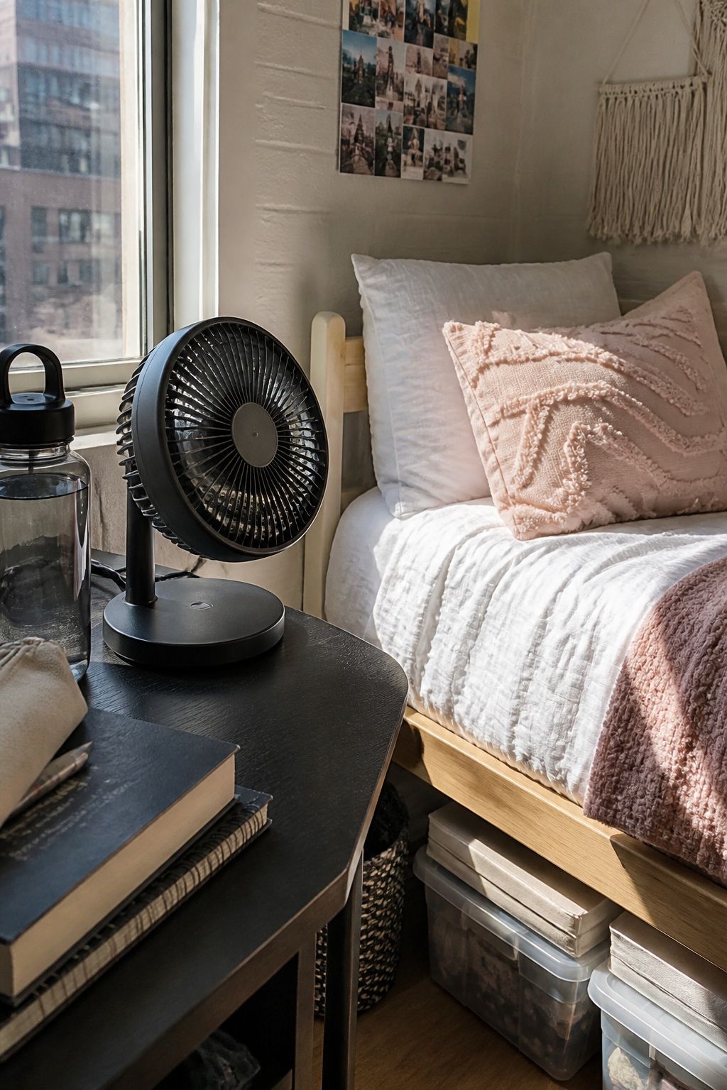 Small Fan small apartment idea for Top 18 College Dorm Essentials You Will Use Every Single Day.