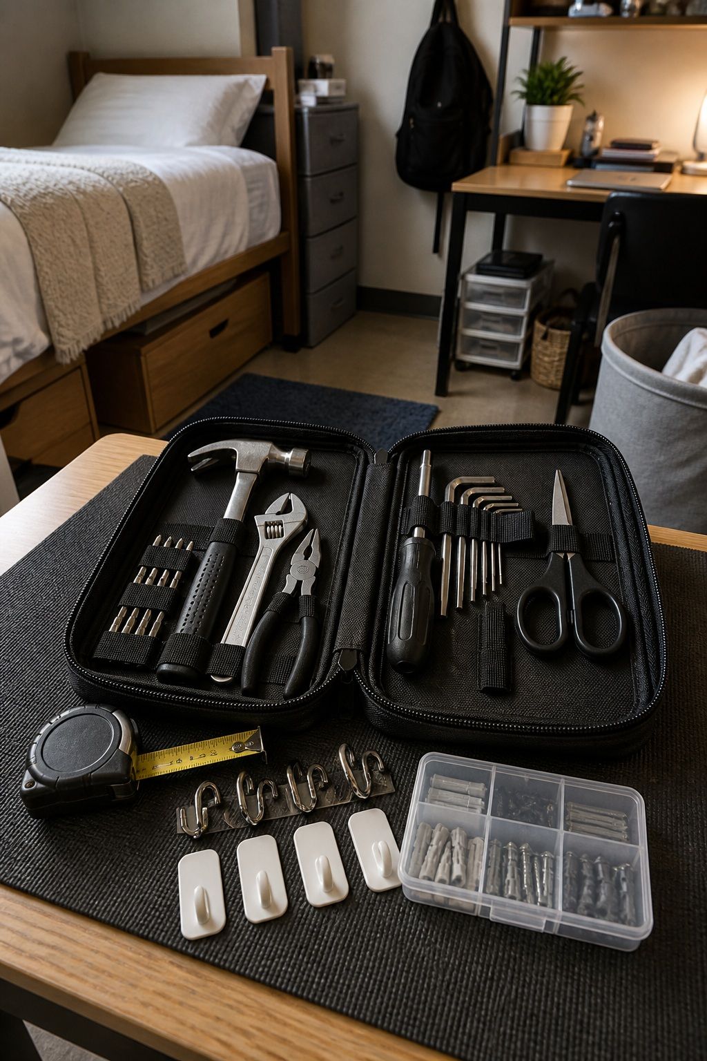 Mini Tool Kit small apartment idea for Top 18 College Dorm Essentials You Will Use Every Single Day.