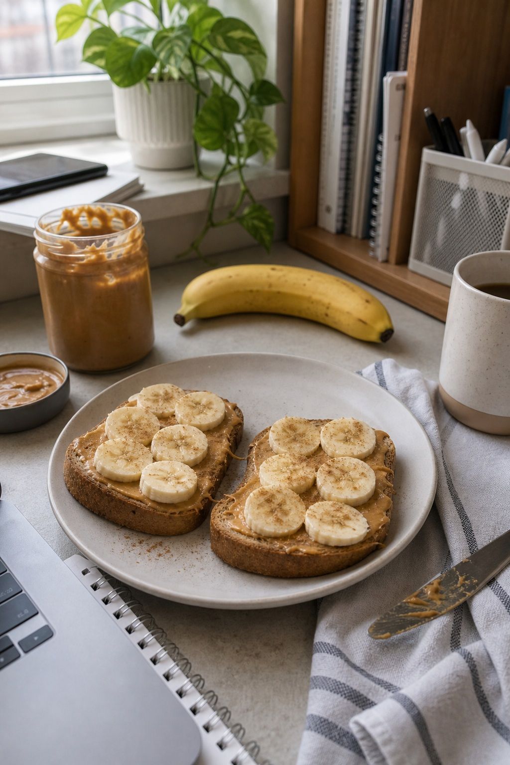 Peanut Butter and Banana small apartment idea for Top 17 College Dorm Food Ideas for Make-Ahead Meals and Easy Snacks.