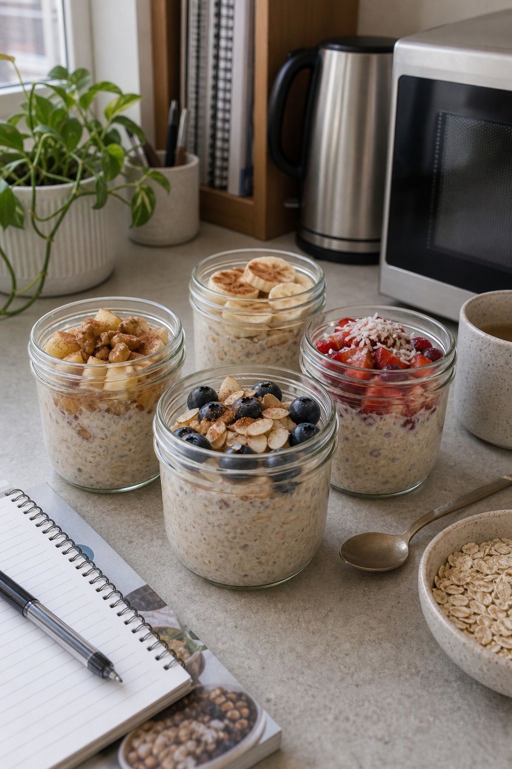 Oatmeal Cups small apartment idea for Top 17 College Dorm Food Ideas for Make-Ahead Meals and Easy Snacks.