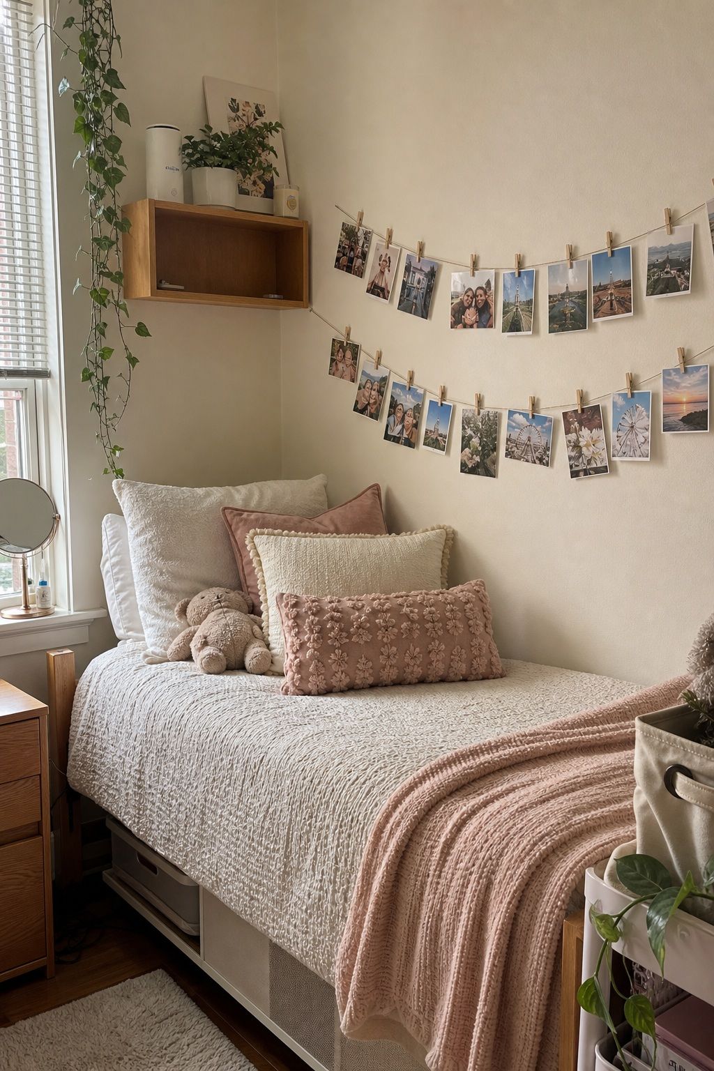 Photo Banner small apartment idea for Top 17 College Dorm Room Ideas for Girls That Feel Cute and Cozy.