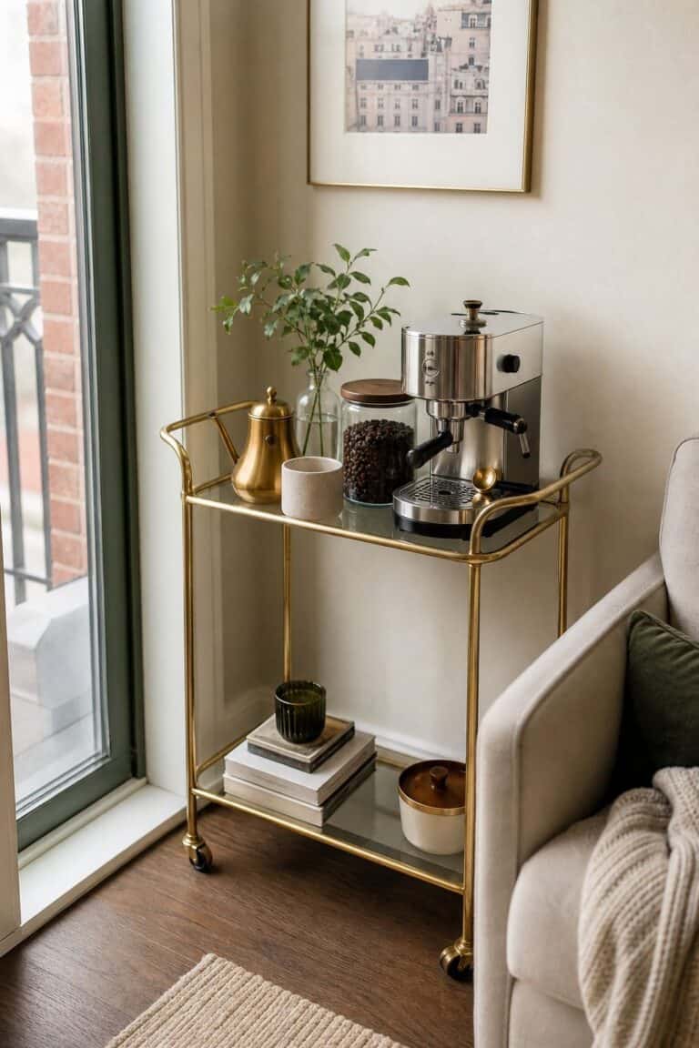 Top 17 Corner Coffee Bar Ideas for Small Apartments